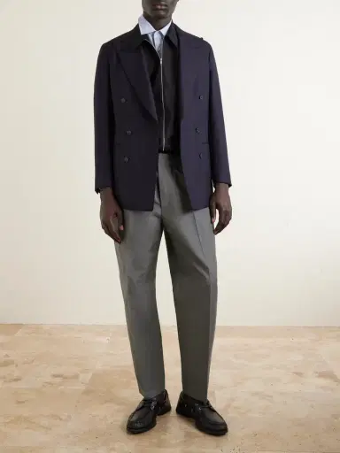 Jil Sander Tapered-Leg Cotton Trousers - Men | Thumbnail 2 Jil Sander Tapered-Leg Cotton Trousers - Men | Thumbnail 2