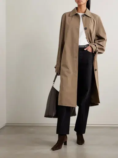TOTEME Organic Cotton-drill Trench Coat | Thumbnail 2 TOTEME Organic Cotton-drill Trench Coat | Thumbnail 2