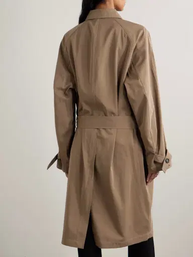 TOTEME Organic Cotton-drill Trench Coat | Thumbnail 4 TOTEME Organic Cotton-drill Trench Coat | Thumbnail 4