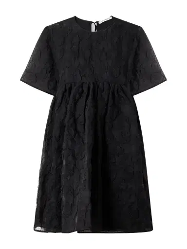 Cecilie Bahnsen Britney Pleated Tie-back Tulle Mini Dress | Thumbnail 1 Cecilie Bahnsen Britney Pleated Tie-back Tulle Mini Dress | Thumbnail 1