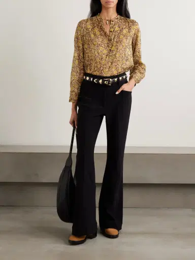 Marant Étoile Maria Floral-print Organic Cotton-voile Blouse | Thumbnail 2 Marant Étoile Maria Floral-print Organic Cotton-voile Blouse | Thumbnail 2