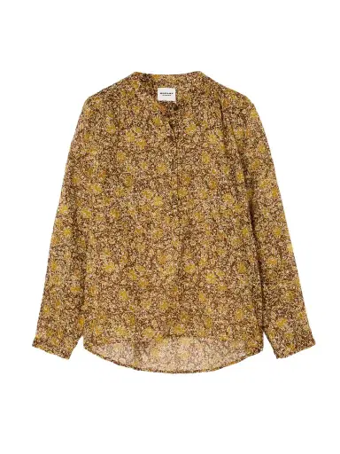 Marant Étoile Maria Floral-print Organic Cotton-voile Blouse | Thumbnail 1 Marant Étoile Maria Floral-print Organic Cotton-voile Blouse | Thumbnail 1