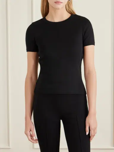 FLORE FLORE Car Ribbed Organic Cotton-jersey T-shirt | Thumbnail 3 FLORE FLORE Car Ribbed Organic Cotton-jersey T-shirt | Thumbnail 3