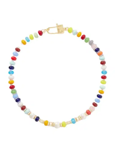 Martha Calvo Lucinda Gold-plated, Pearl And Crystal Necklace | Thumbnail 1 Martha Calvo Lucinda Gold-plated, Pearl And Crystal Necklace | Thumbnail 1