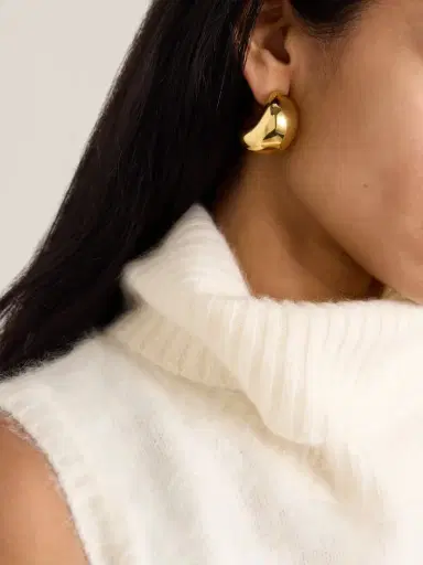 Martha Calvo Jordyn Gold-plated Hoop Earrings | Thumbnail 2 Martha Calvo Jordyn Gold-plated Hoop Earrings | Thumbnail 2