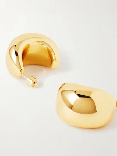 Martha Calvo Jordyn Gold-plated Hoop Earrings | Thumbnail 3 Martha Calvo Jordyn Gold-plated Hoop Earrings | Thumbnail 3