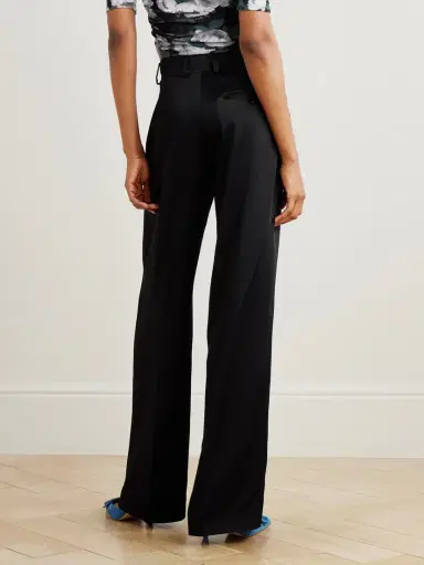 Stella McCartney Satin Wide-leg Pants | Thumbnail 3 Stella McCartney Satin Wide-leg Pants | Thumbnail 3