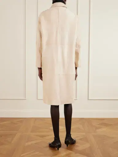 Nour Hammour Paneled Calf Hair Coat | Thumbnail 4 Nour Hammour Paneled Calf Hair Coat | Thumbnail 4
