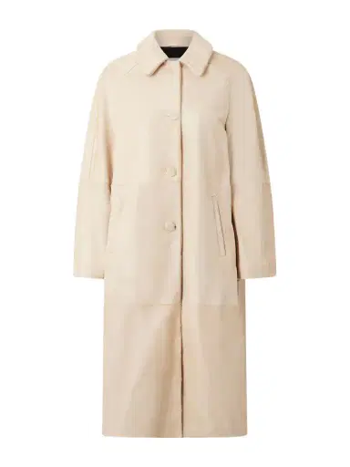 Nour Hammour Paneled Calf Hair Coat | Thumbnail 1 Nour Hammour Paneled Calf Hair Coat | Thumbnail 1