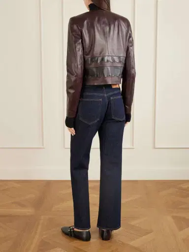 Ulla Johnson Callisto Paneled Leather Jacket | Thumbnail 3 Ulla Johnson Callisto Paneled Leather Jacket | Thumbnail 3