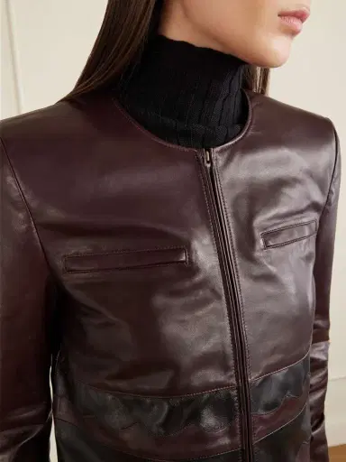 Ulla Johnson Callisto Paneled Leather Jacket | Thumbnail 4 Ulla Johnson Callisto Paneled Leather Jacket | Thumbnail 4