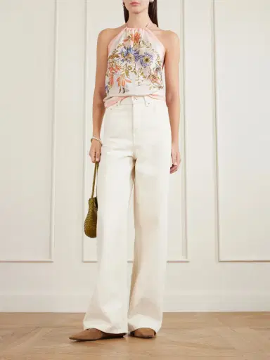 Etro Floral-print Silk-voile Halterneck Top | Thumbnail 2 Etro Floral-print Silk-voile Halterneck Top | Thumbnail 2