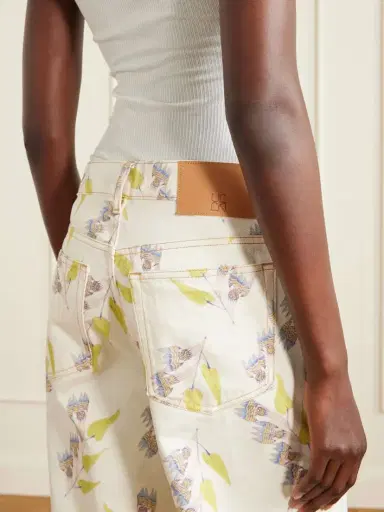 Ulla Johnson Willow Floral-print Mid-rise Wide-leg Jeans | Thumbnail 5 Ulla Johnson Willow Floral-print Mid-rise Wide-leg Jeans | Thumbnail 5