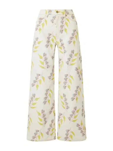 Ulla Johnson Willow Floral-print Mid-rise Wide-leg Jeans | Thumbnail 1 Ulla Johnson Willow Floral-print Mid-rise Wide-leg Jeans | Thumbnail 1