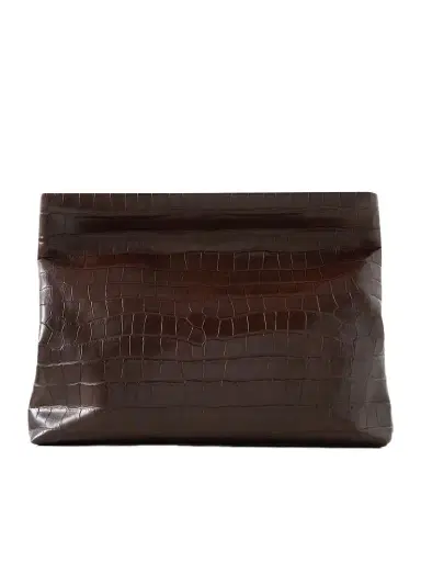 Nili Lotan Jerry Croc-effect Leather Clutch | Thumbnail 1 Nili Lotan Jerry Croc-effect Leather Clutch | Thumbnail 1