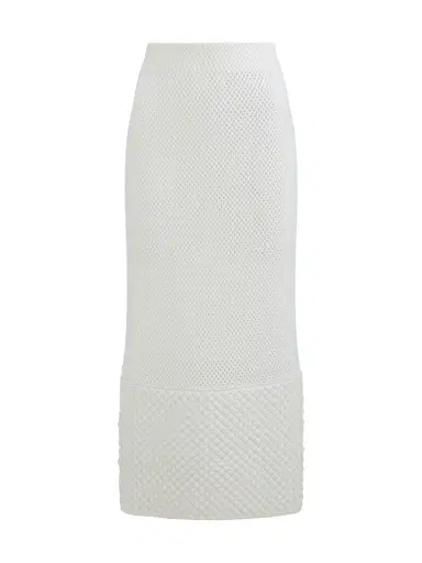 Brandon Maxwell Iris Crochet Knit Skirt | Thumbnail 1 Brandon Maxwell Iris Crochet Knit Skirt | Thumbnail 1