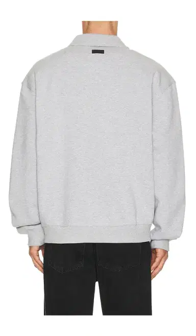 AllSaints Milo Sweatshirt Polo | Thumbnail 2 AllSaints Milo Sweatshirt Polo | Thumbnail 2