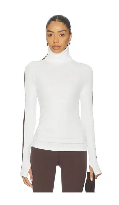 Splits59 Jackson Rib Full Length Turtleneck Top | Thumbnail 2 Splits59 Jackson Rib Full Length Turtleneck Top | Thumbnail 2