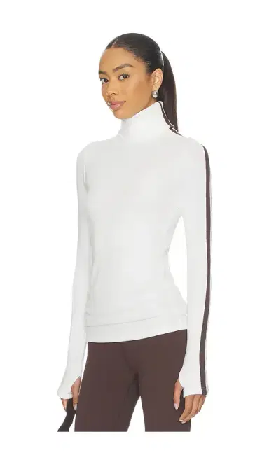 Splits59 Jackson Rib Full Length Turtleneck Top | Thumbnail 1 Splits59 Jackson Rib Full Length Turtleneck Top | Thumbnail 1