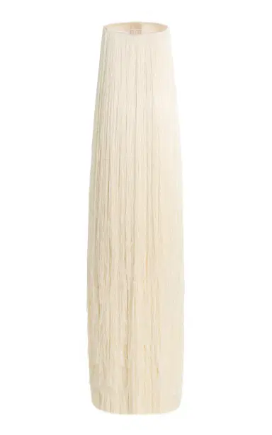 Oscar de la Renta Strapless Fringed Gown | Thumbnail 5 Oscar de la Renta Strapless Fringed Gown | Thumbnail 5