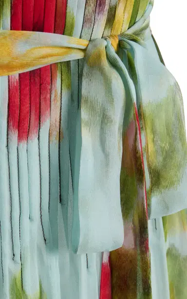 Oscar de la Renta Floral Silk-Chiffon Gown | Thumbnail 10 Oscar de la Renta Floral Silk-Chiffon Gown | Thumbnail 10