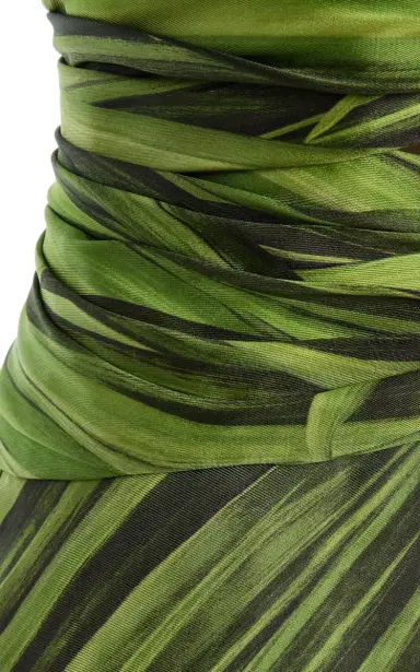 Oscar de la Renta Strapless Cutout Cotton-Silk Maxi Dress | Thumbnail 6 Oscar de la Renta Strapless Cutout Cotton-Silk Maxi Dress | Thumbnail 6
