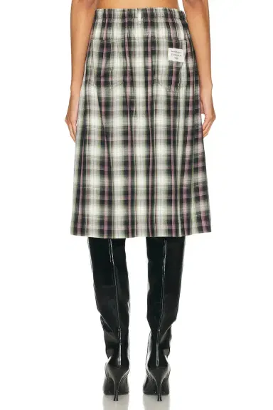 Acne Studios Izetta Check Skirt | Thumbnail 4 Acne Studios Izetta Check Skirt | Thumbnail 4