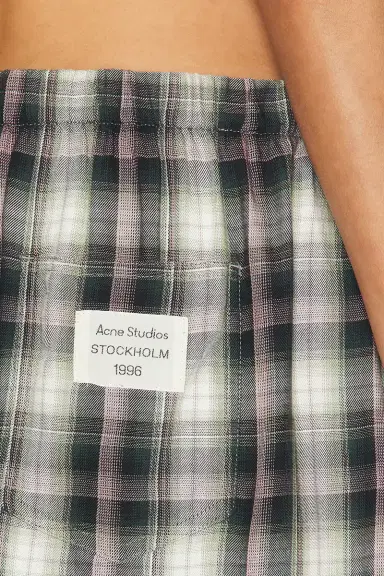 Acne Studios Izetta Check Skirt | Thumbnail 6 Acne Studios Izetta Check Skirt | Thumbnail 6