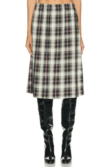 Acne Studios Izetta Check Skirt | Thumbnail 1 Acne Studios Izetta Check Skirt | Thumbnail 1