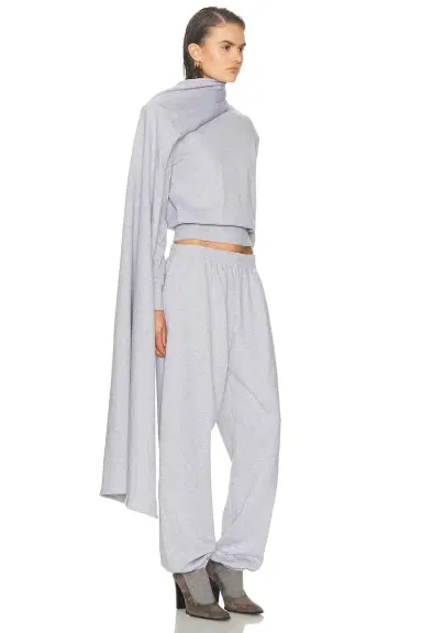 Magda Butrym Sweatshirt With Scarf | Thumbnail 2 Magda Butrym Sweatshirt With Scarf | Thumbnail 2