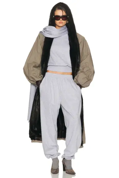 Magda Butrym Sweatshirt With Scarf | Thumbnail 5 Magda Butrym Sweatshirt With Scarf | Thumbnail 5