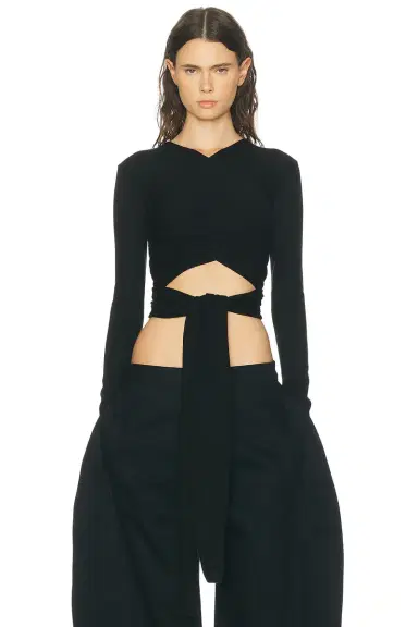 ALAÏA ALAΪA Wrap Top | Thumbnail 1 ALAÏA ALAΪA Wrap Top | Thumbnail 1
