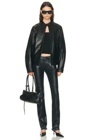 Acne Studios 2013 Stretch Charcoal Leather Pant | Thumbnail 5 Acne Studios 2013 Stretch Charcoal Leather Pant | Thumbnail 5