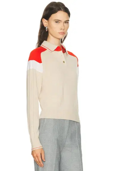 Guest In Residence Alpin Collegiate Polo Top | Thumbnail 2 Guest In Residence Alpin Collegiate Polo Top | Thumbnail 2