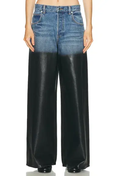 Alexander Wang Surge Low Rise Wide Leg | Thumbnail 1 Alexander Wang Surge Low Rise Wide Leg | Thumbnail 1