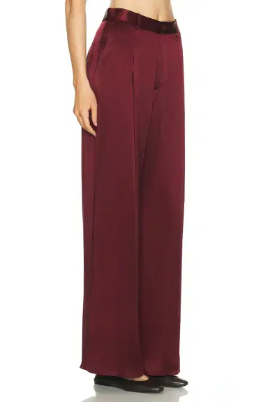 Lapointe Satin Relaxed Pleat Pant | Thumbnail 2 Lapointe Satin Relaxed Pleat Pant | Thumbnail 2