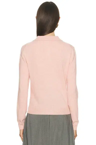 RENGGLI Cashmere Long Sleeve Polo | Thumbnail 3 RENGGLI Cashmere Long Sleeve Polo | Thumbnail 3