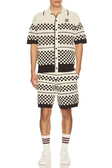 Amiri Checkered Mesh Short | Thumbnail 3 Amiri Checkered Mesh Short | Thumbnail 3
