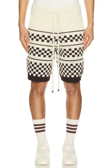 Amiri Checkered Mesh Short | Thumbnail 1 Amiri Checkered Mesh Short | Thumbnail 1