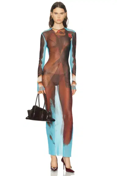 Jean Paul Gaultier Tennis Costume Long Dress | Thumbnail 2 Jean Paul Gaultier Tennis Costume Long Dress | Thumbnail 2