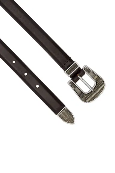 Déhanche Travertine Double Buckle Belt | Thumbnail 2 Déhanche Travertine Double Buckle Belt | Thumbnail 2