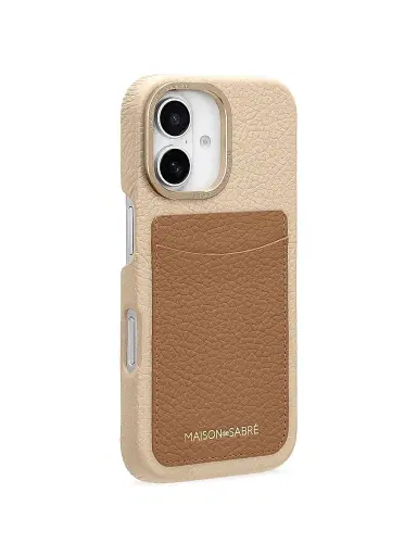 MAISON de SABRÉ Card Phone Case (iPhone 16) - Sandstone | Thumbnail 3 MAISON de SABRÉ Card Phone Case (iPhone 16) - Sandstone | Thumbnail 3