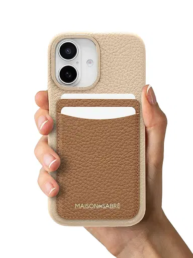 MAISON de SABRÉ Card Phone Case (iPhone 16) - Sandstone | Thumbnail 5 MAISON de SABRÉ Card Phone Case (iPhone 16) - Sandstone | Thumbnail 5