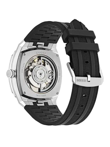 Gucci Men's 25H Stainless Steel-Rubber Watch - Black | Thumbnail 2 Gucci Men's 25H Stainless Steel-Rubber Watch - Black | Thumbnail 2
