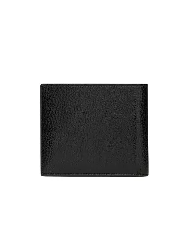Saint Laurent Men's Tiny Cassandre East-West Wallet in Grained Leather | Thumbnail 4 Saint Laurent Men's Tiny Cassandre East-West Wallet in Grained Leather | Thumbnail 4
