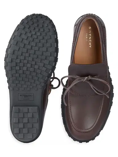 Givenchy Men's Echo Boat Shoes in Leather - Dark Brown | Thumbnail 5 Givenchy Men's Echo Boat Shoes in Leather - Dark Brown | Thumbnail 5