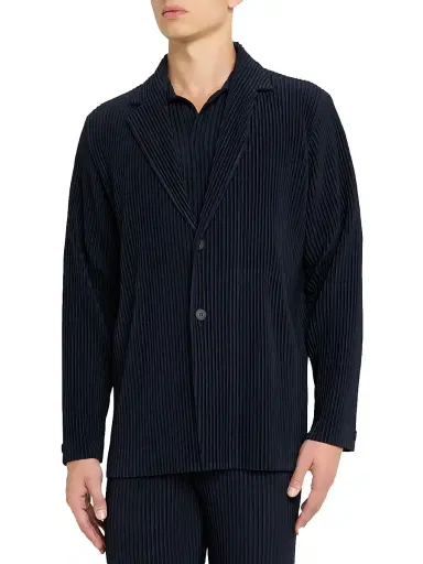 Homme Plissé Issey Miyake Men's Pleated Basics Jacket | Thumbnail 3 Homme Plissé Issey Miyake Men's Pleated Basics Jacket | Thumbnail 3