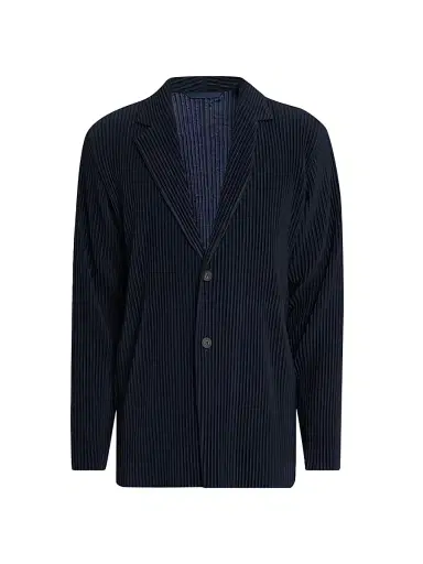 Homme Plissé Issey Miyake Men's Pleated Basics Jacket | Thumbnail 1 Homme Plissé Issey Miyake Men's Pleated Basics Jacket | Thumbnail 1