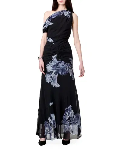 NICHOLAS Women's Elza Floral One-Shoulder Maxi Dress - Azalea Floral | Thumbnail 2 NICHOLAS Women's Elza Floral One-Shoulder Maxi Dress - Azalea Floral | Thumbnail 2