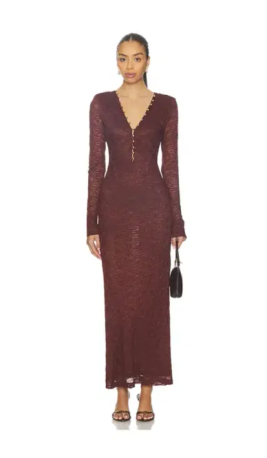 Bardot Zenia Long Sleeve Midi Dress | Thumbnail 1 Bardot Zenia Long Sleeve Midi Dress | Thumbnail 1